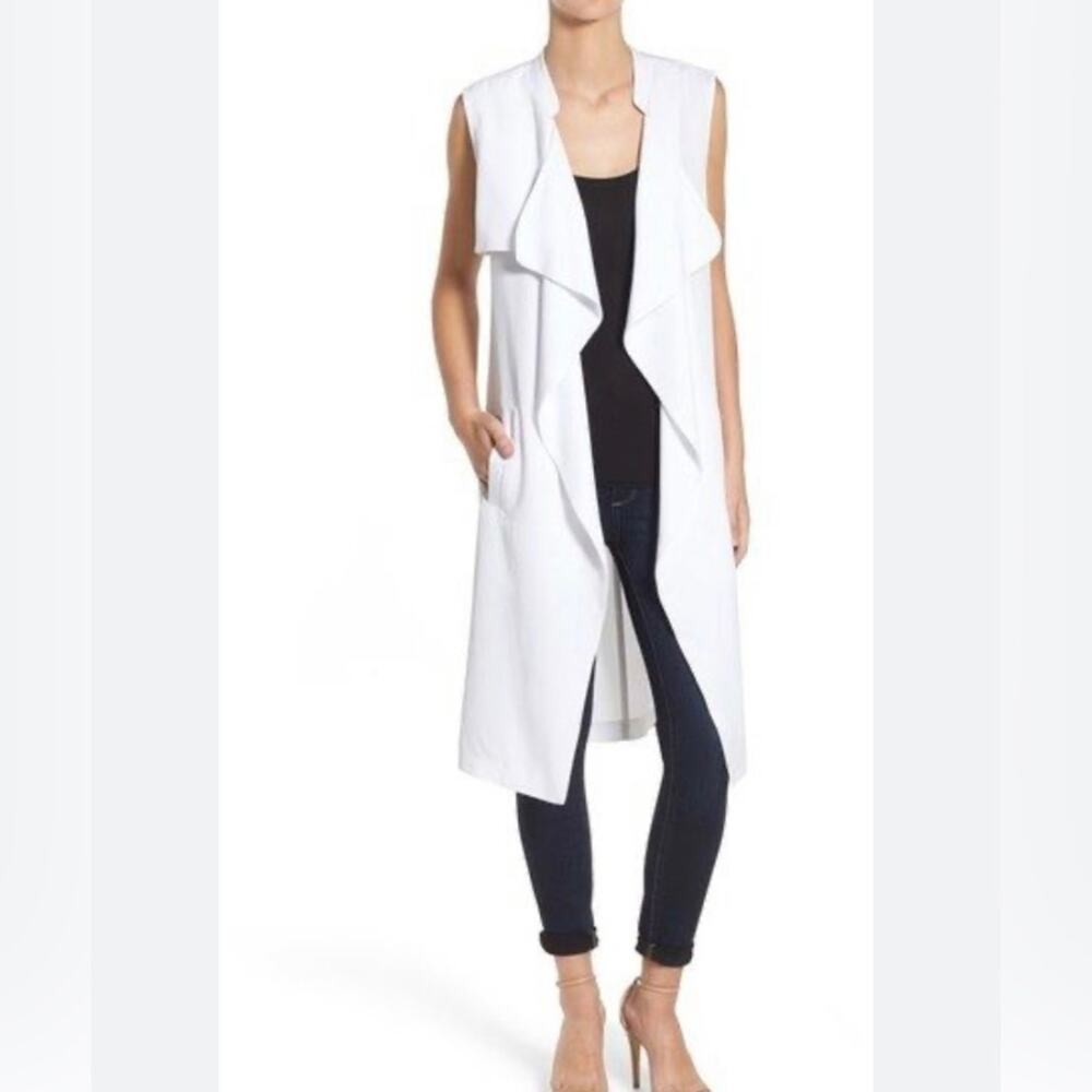 Cupcakes & Cashmere Clay Bryce Sleeveless Vest Waistcoat Medium